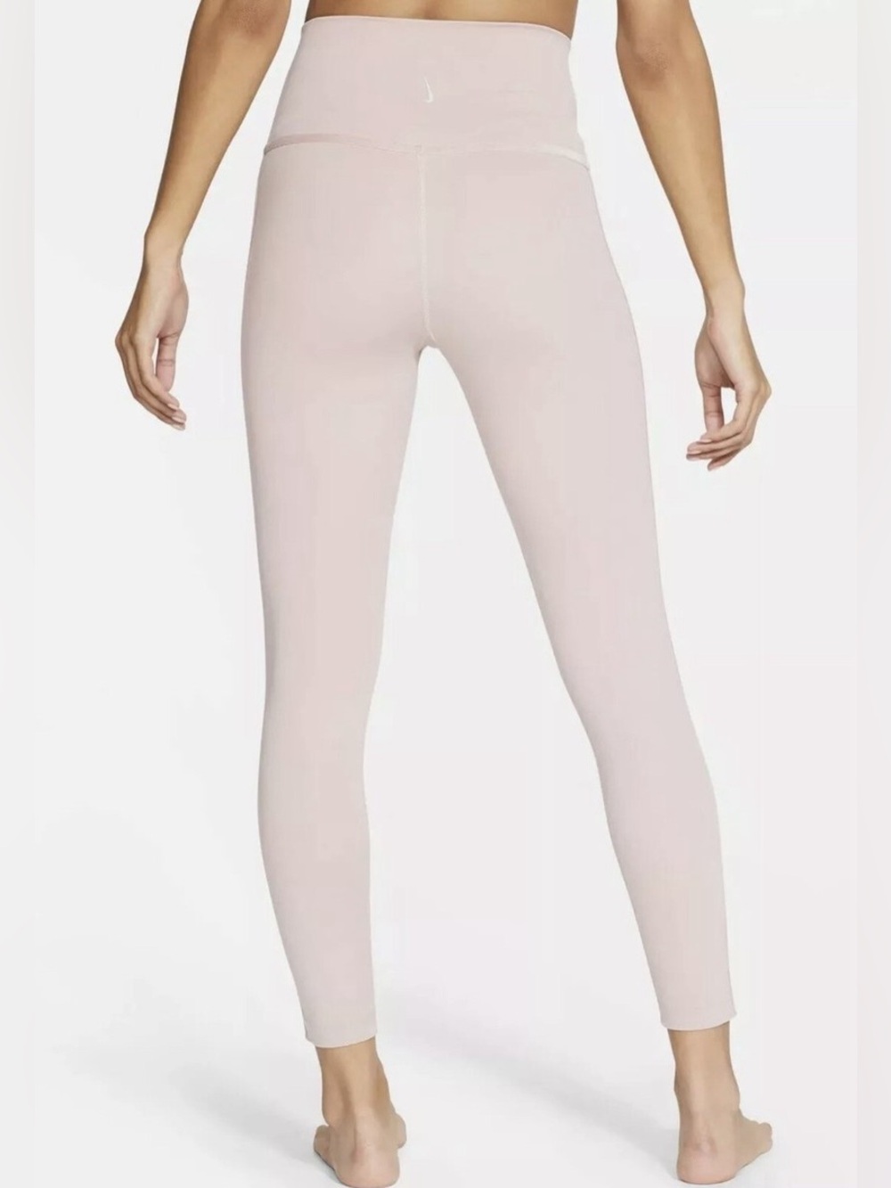 Nike Yoga Women's Velour 7/8 Leggings Training Pink Tight